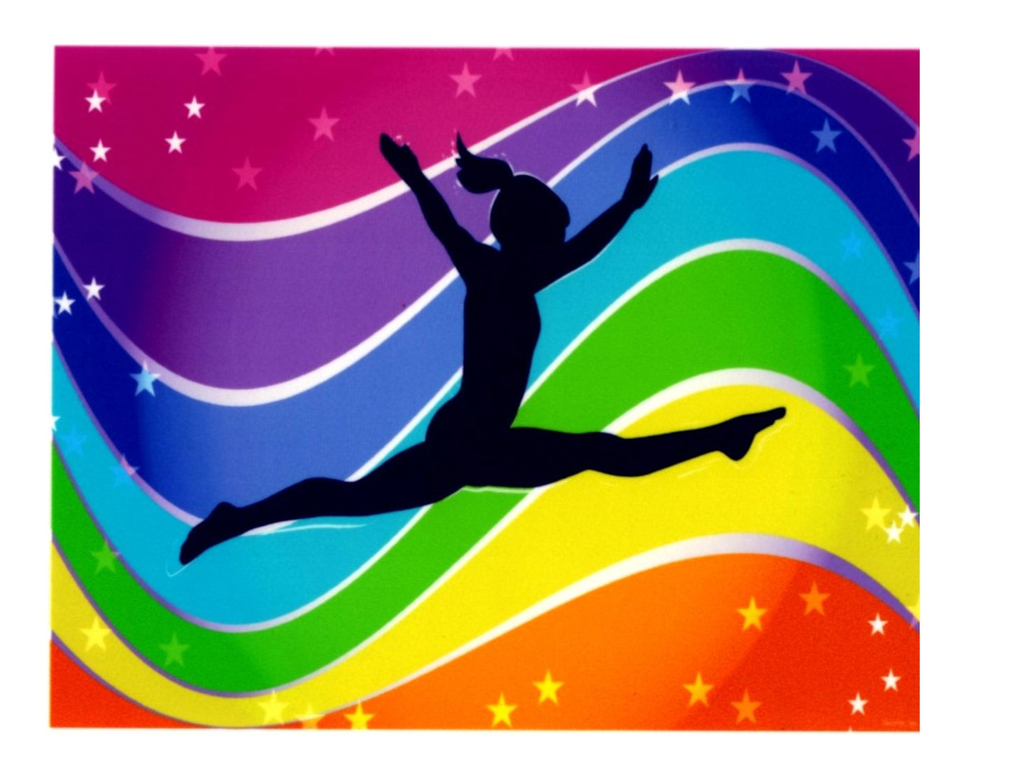 1/4 Sheet ~ Dance Rainbow ~ Edible Cake/Cupcake Topper!!!