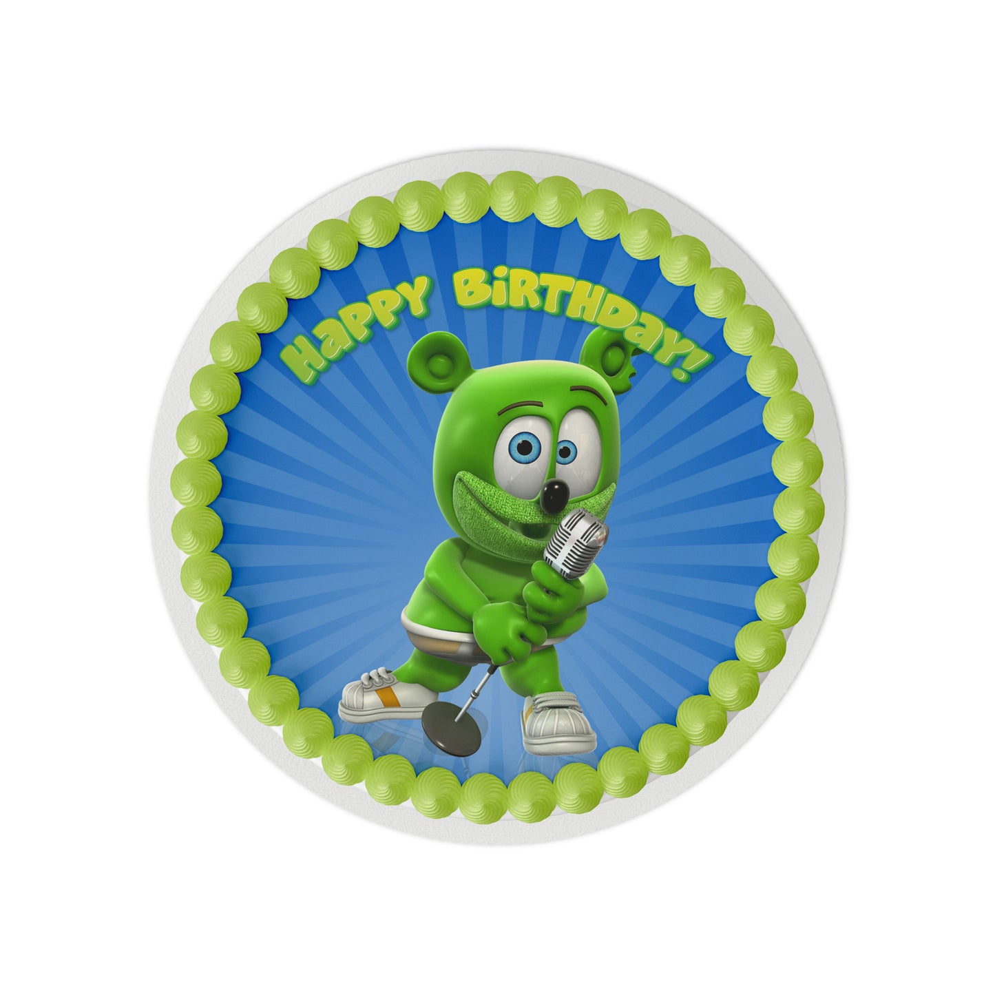 Gummibär and Friends® Dance Round Edible Cake Topper