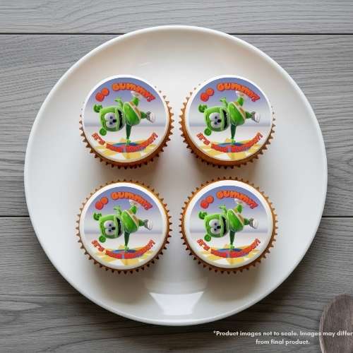 Gummibär and Friends® Go Gummy Round Edible Cake Topper