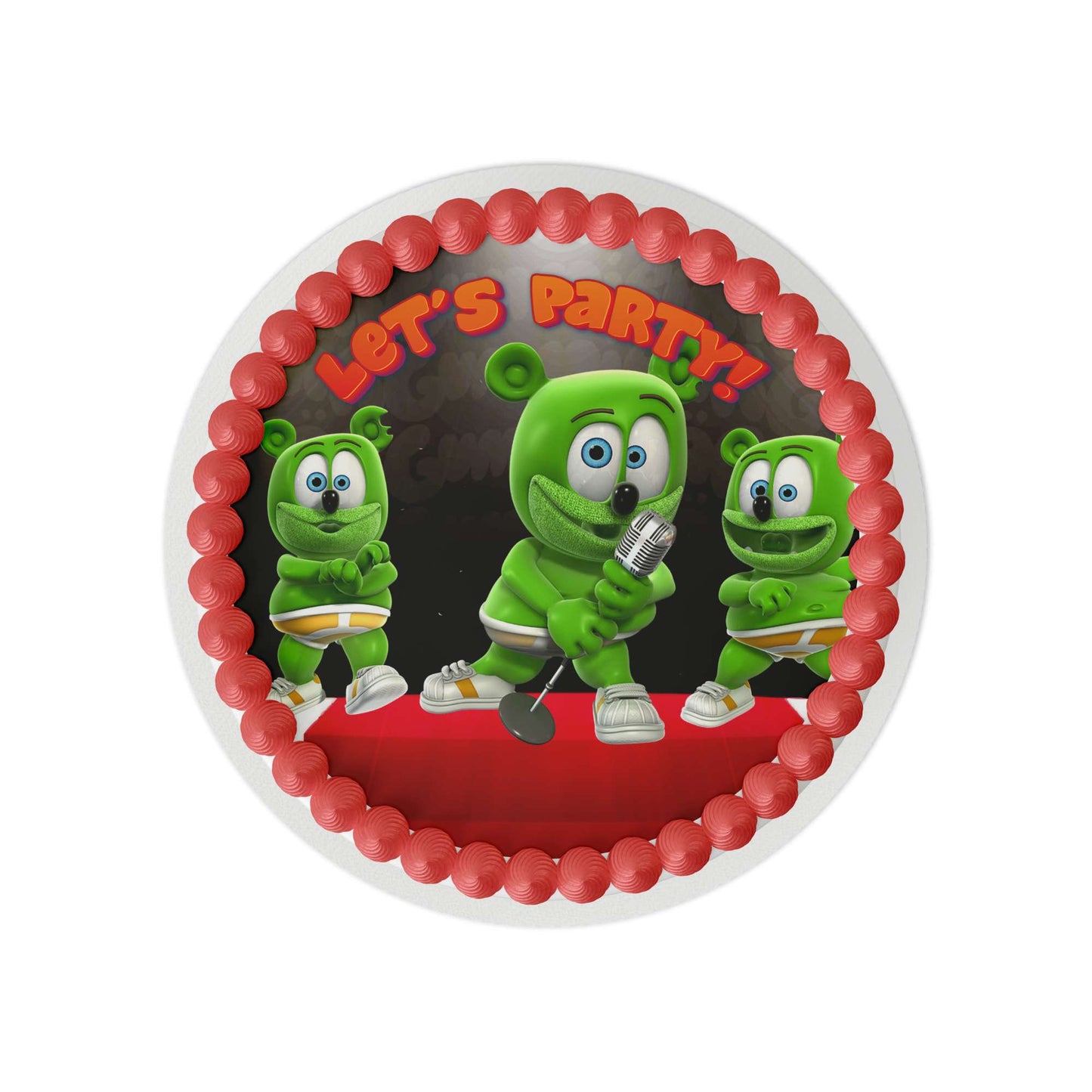 Gummibär and Friends® Rock Star Edible Cake Topper
