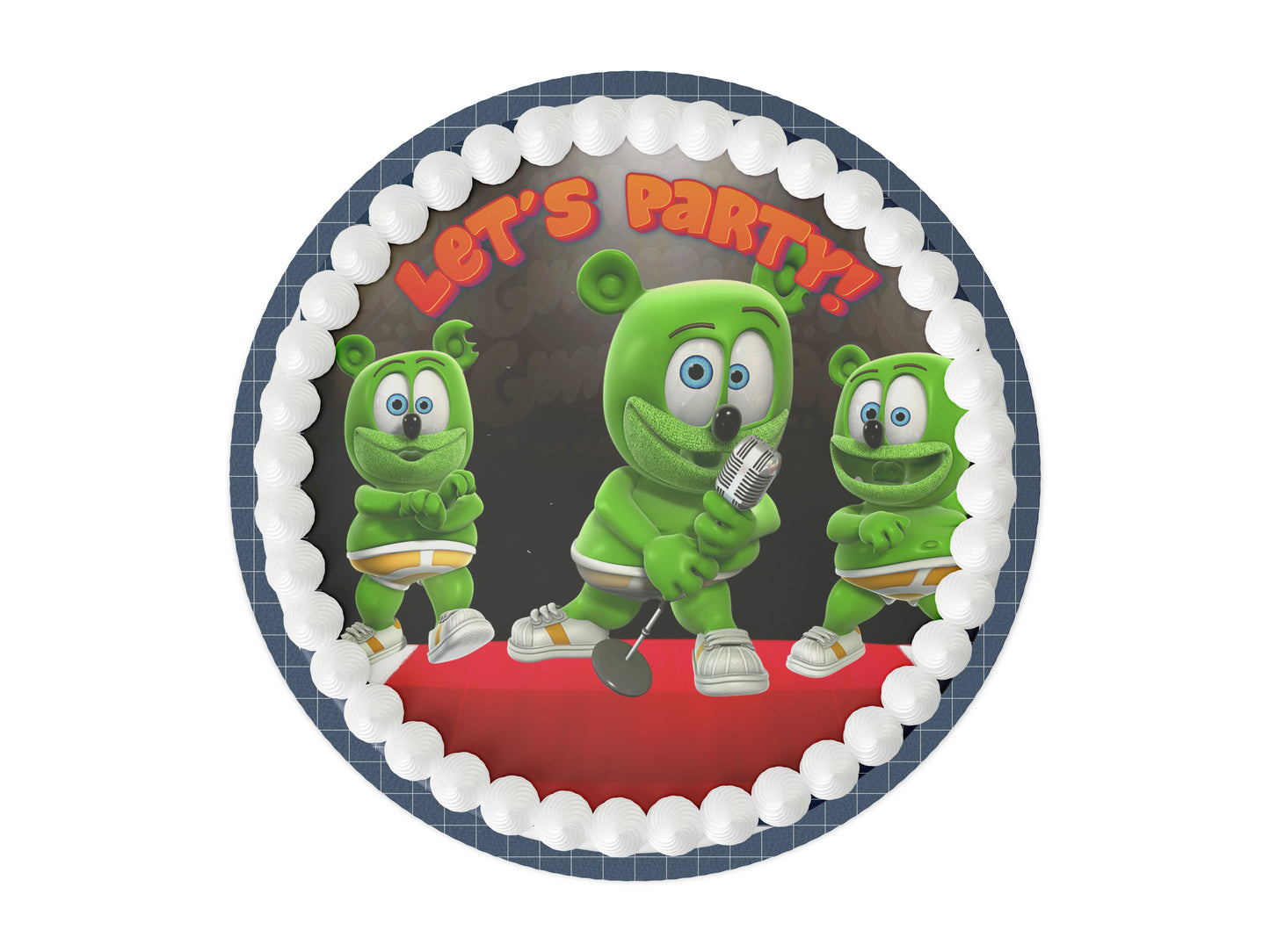 Gummibar and Friends® You're a Rock Star Edible Cake Topper