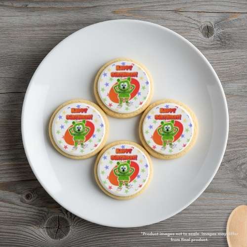 Gummibär and Friends® Stars Round Edible Cake Topper