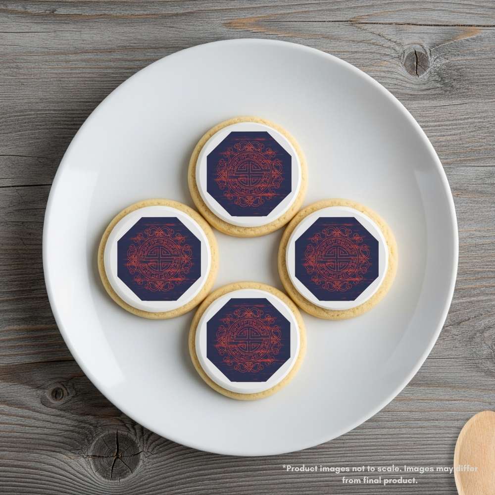 Miraculous: Tales of Ladybug & Cat Noir - Master Fu Symbol Edible Cake Topper