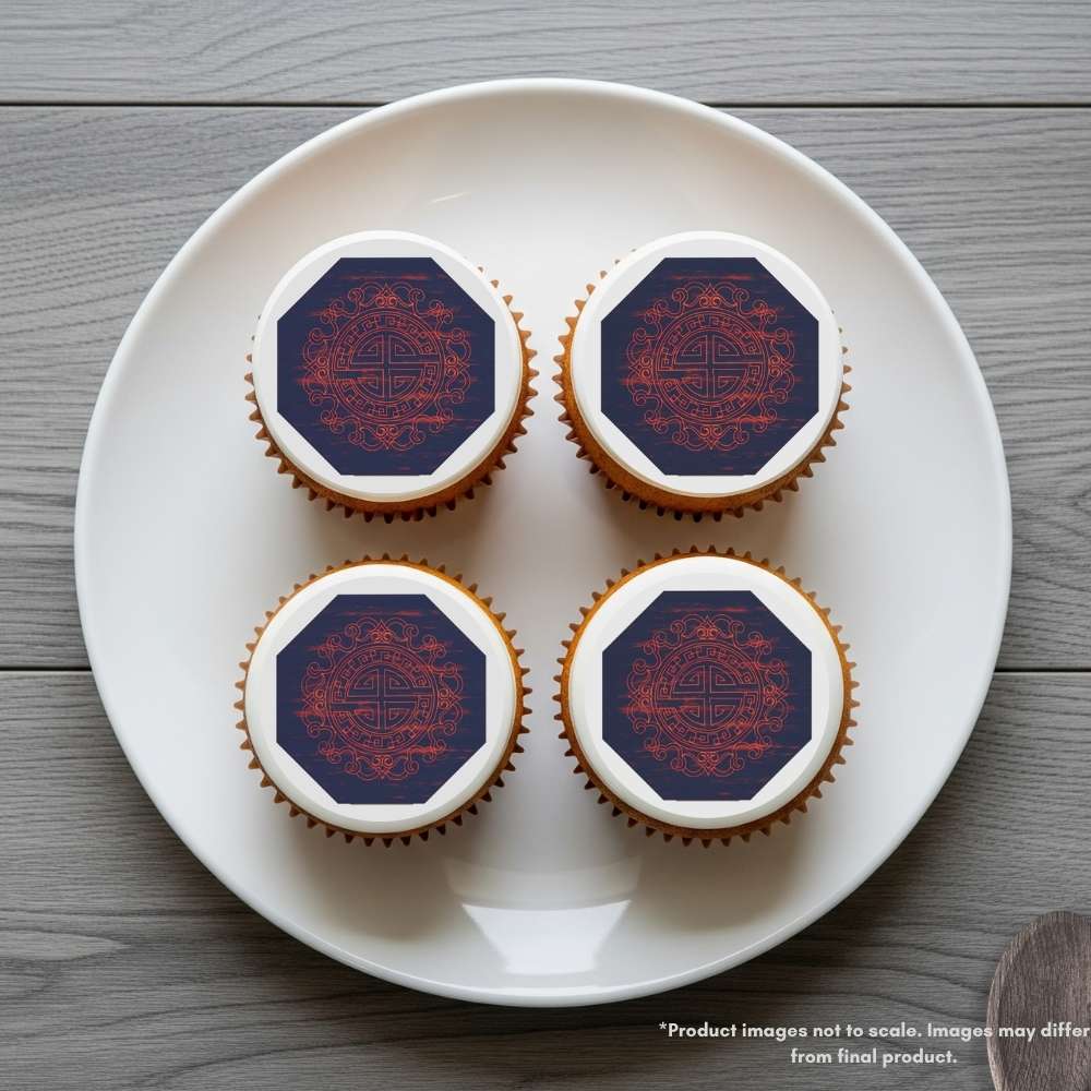 Miraculous: Tales of Ladybug & Cat Noir - Master Fu Symbol Edible Cake Topper