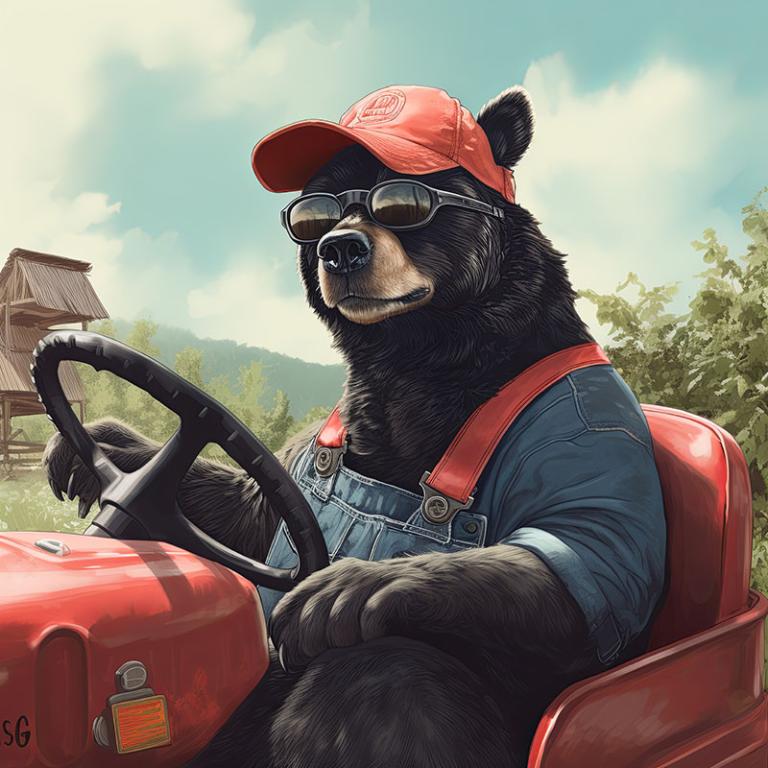 Poppie Badges -- POPS -- Bears!