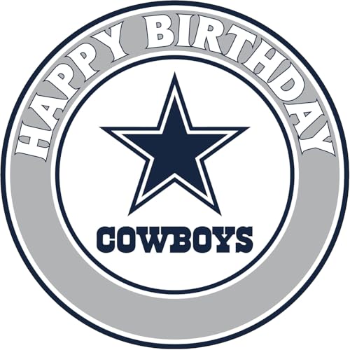 7.5 dallas C Cake Topper Edible Image Edible Cake Topper Frosting Sheet