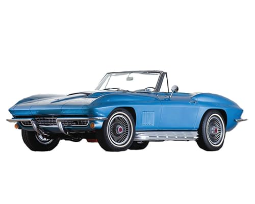 Blue Classic Sports Car Cake Topper – Retro Convertible Design for Birthday Parties, Car Enthusiasts, and Racing Themes
