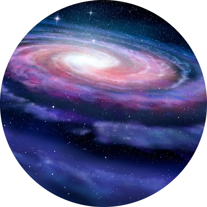 Andromeda Galaxy Ceramic Car Coaster Set 2.56" (2 Pack)