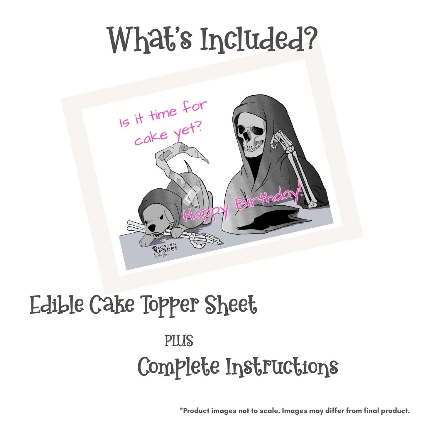 Loving Reaper Time for Cake? Edible Cake Topper