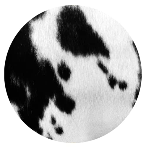 Cow Spots Car Coasters, Ceramic Stone Drinks Coaster Set for Women Man 2.56" (2 Pack)