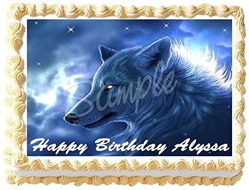 Wolf Edible Frosting Sheet - 1/4 Sheet