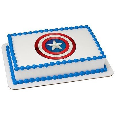 Captain America Icon-Edible CakeTopper