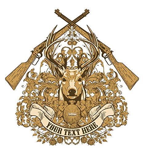 Deer Hunting Edible Cake Image Topper 1/4 Sheet