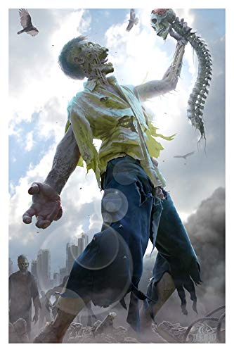 Zombie Scraps Edible Icing Image Cake Topper (1/4 Sheet (8x10))