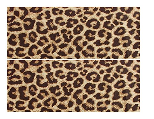 Natural Leopard Print Edible Cake side strips/border Select the size using the "Customize" button