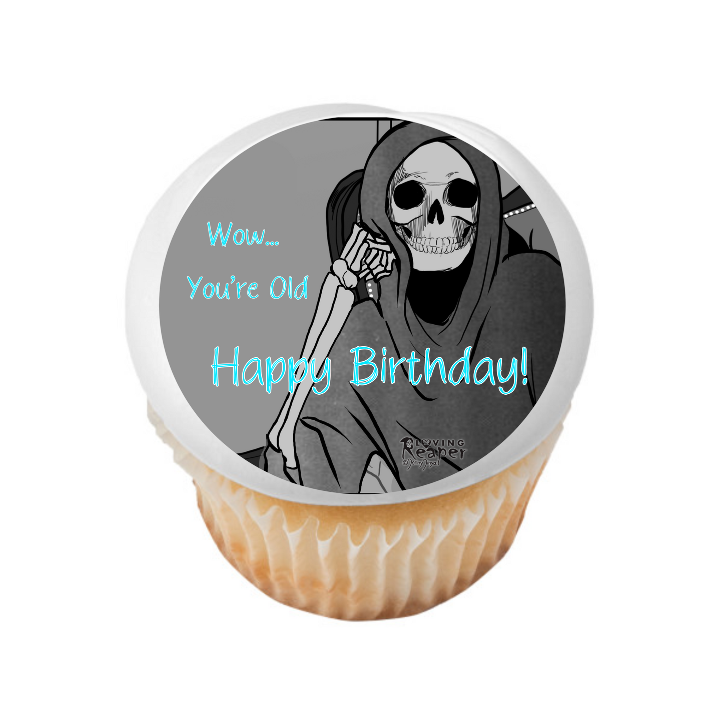 Loving Reaper Wow your Old Edible Icing Sheets- Assorted Image Cake Toppers-Frosting Sheets- Cookies- Cupcake Toppers