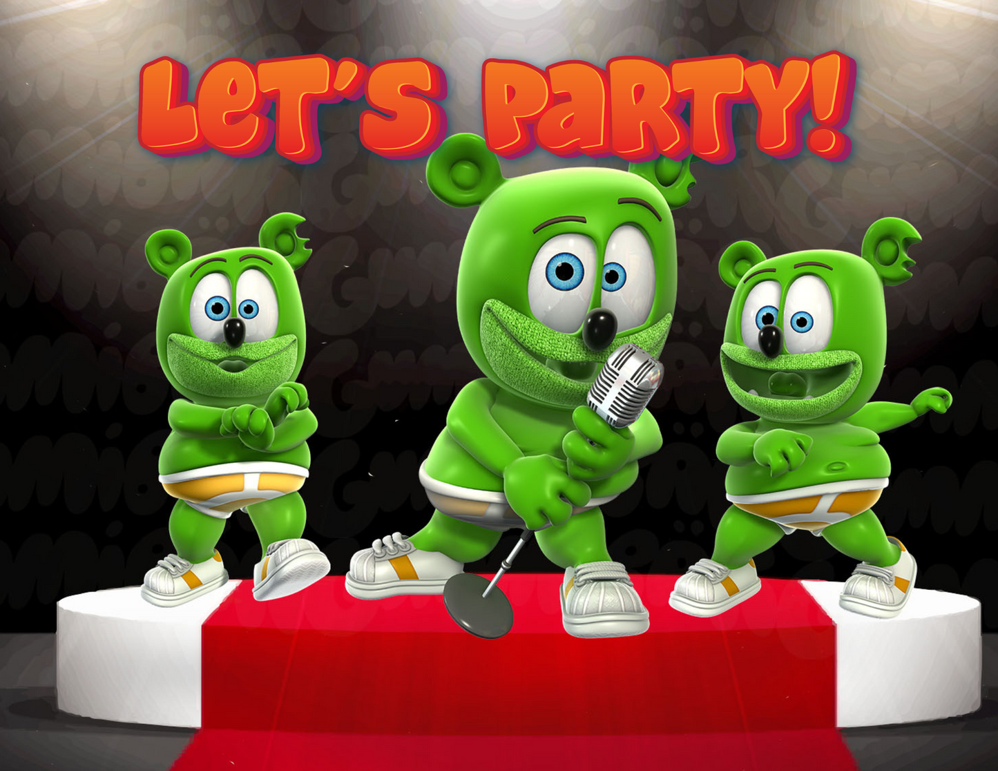 Gummibar and Friends® You're a Rock Star Edible Cake Topper