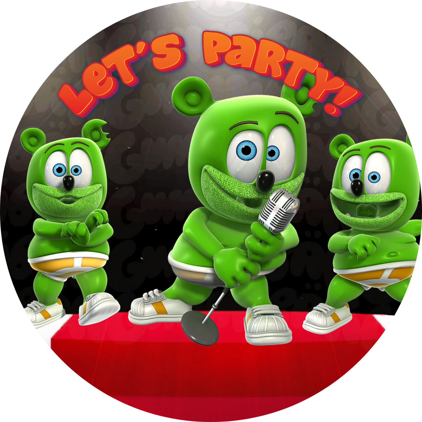 Gummibar and Friends® You're a Rock Star Edible Cake Topper