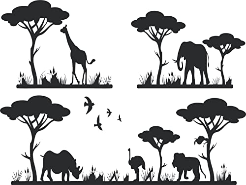 Jungle Scene Birthday Border Cake Side Strips