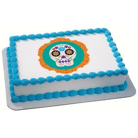 Luis Fitch Sugar Skull Edible Icing Image (1/4 Sheet)