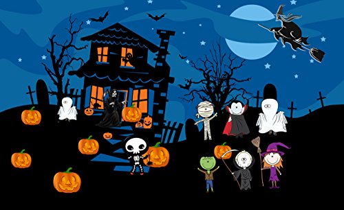 Halloween Edible Icing Image for 6 inch Round Cake