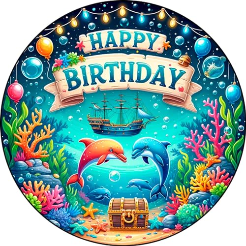 Under the Sea Themed Edible Icing Sheets- Assorted Image Cake Toppers-Frosting Sheets- Cookies- Cupcake Toppers