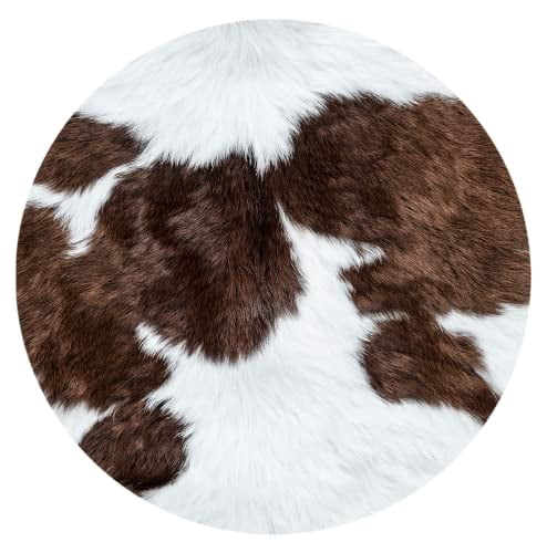 Cow Spots Car Coasters, Ceramic Stone Drinks Coaster Set for Women Man 2.56" (2 Pack)