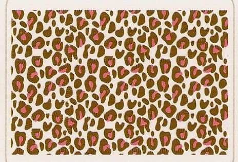 Pink Leopard Print Background ~ Edible Cake Topper