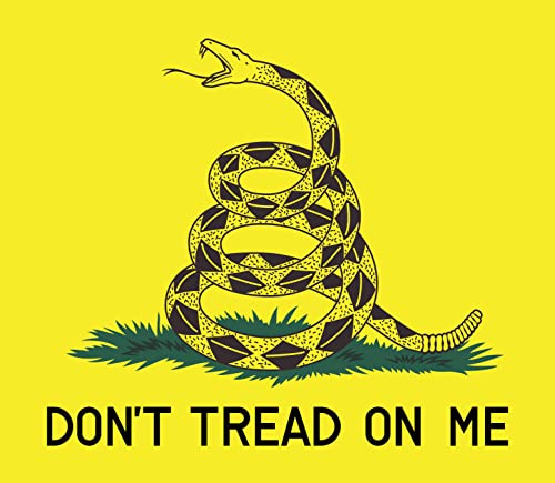 Don't Tread on Me Edible Cake topper fit 1/4 sheet cake or larger