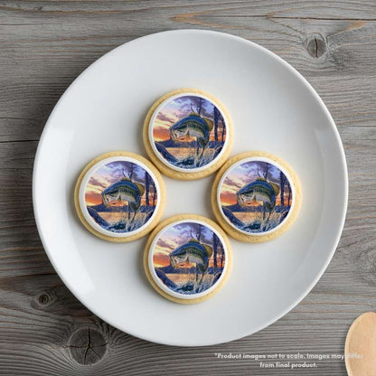 Bass Fish Edible Cake Topper