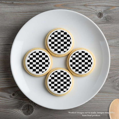 Checkerboard Edible Cake Topper