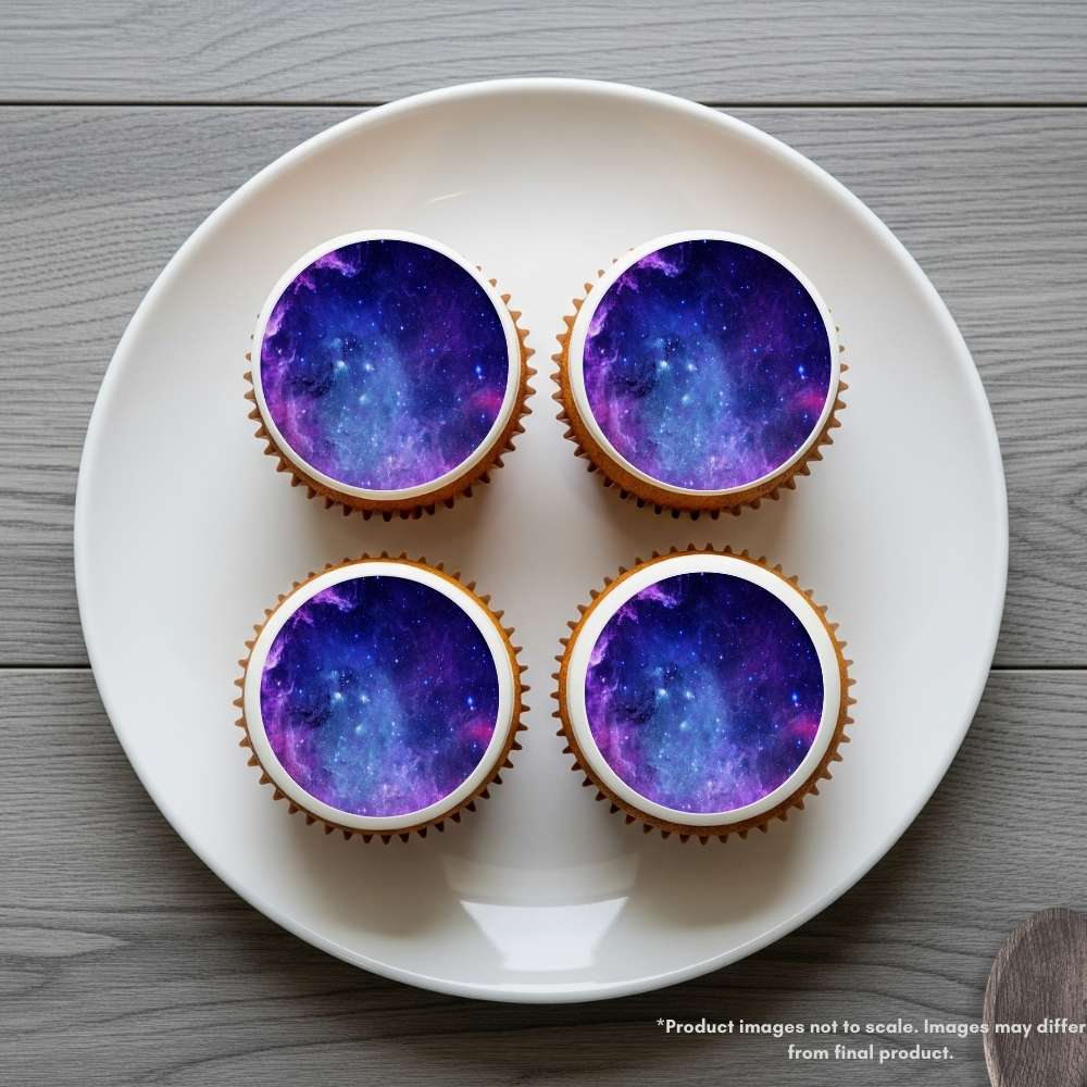 Galaxy Edible Cake Topper