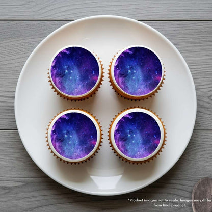 Galaxy Edible Cake Topper