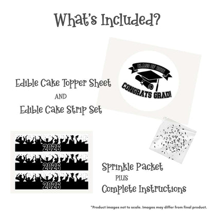 Congrats Grad! Class of 2026 Cake Kit with Sprinkles