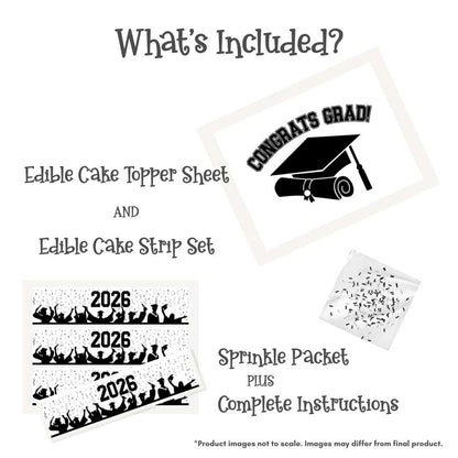 Congrats Grad! Cake Kit with Sprinkles