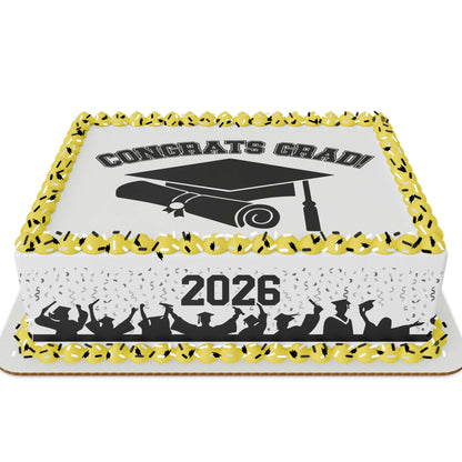Congrats Grad! Cake Kit with Sprinkles
