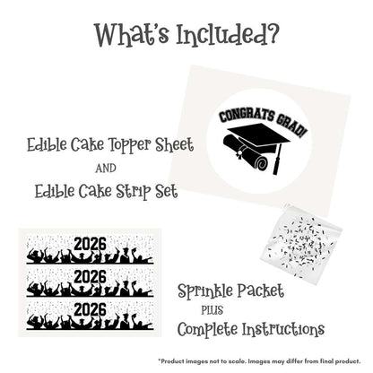 Congrats Grad! Cake Kit with Sprinkles