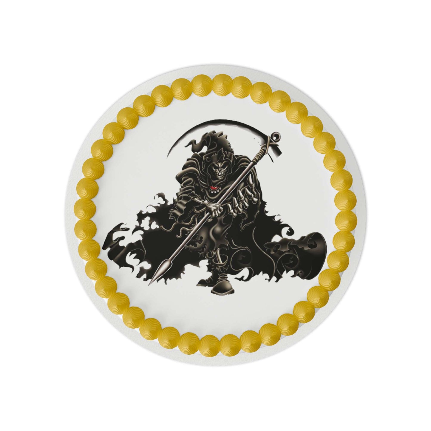 Grim Reaper Edible Cake Topper