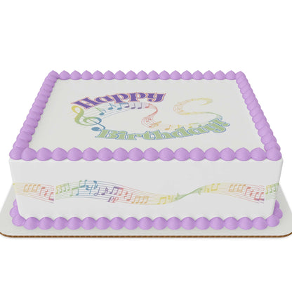 Happy Birthday Music Cake Kit