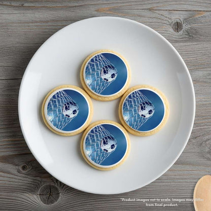 Soccer Ball in Net Edible Cake Topper