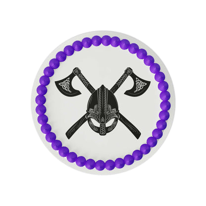 Viking Emblem with Celtic Knots Edible Cake Topper