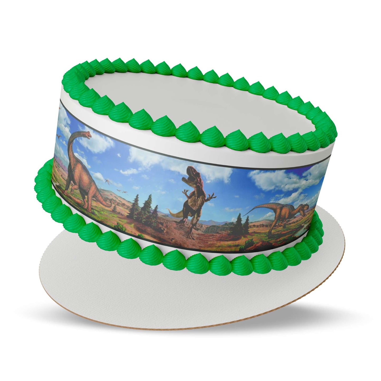 Prehistoric Dinosaurs Edible Cake Strips