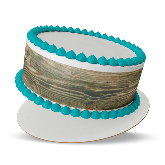 Wood Grain Edible Cake Strips