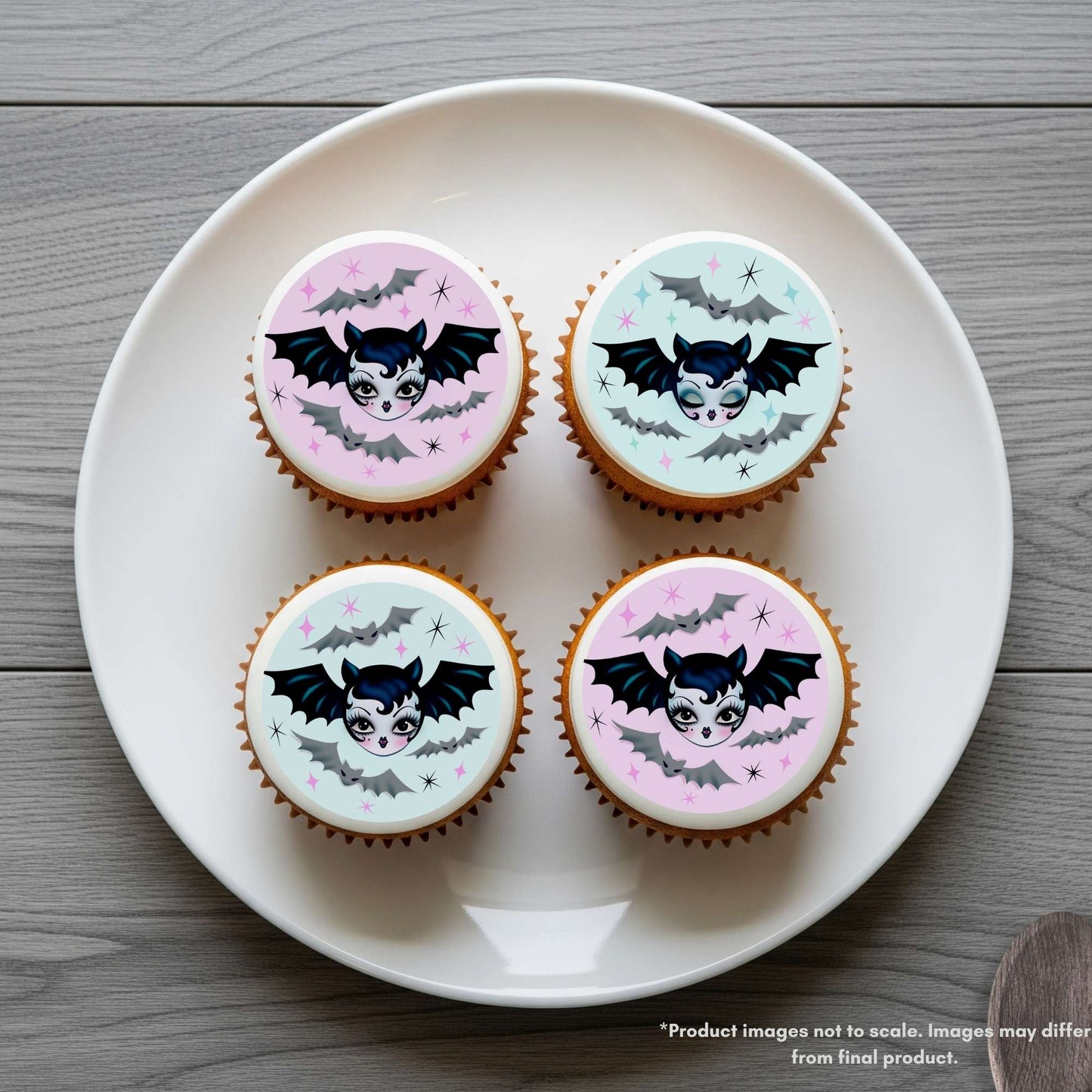 Miss Fluff Bat Dolly Edible Cake Topper