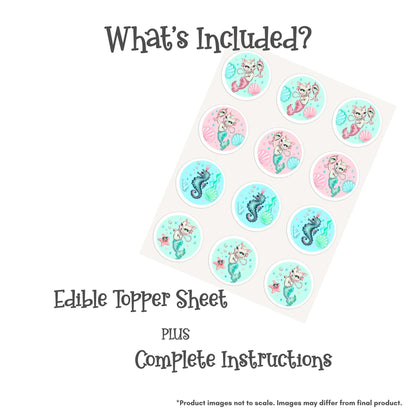 Miss Fluff Merkitten Edible Cake Topper