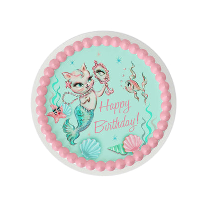 Miss Fluff Merkitten Edible Cake Topper