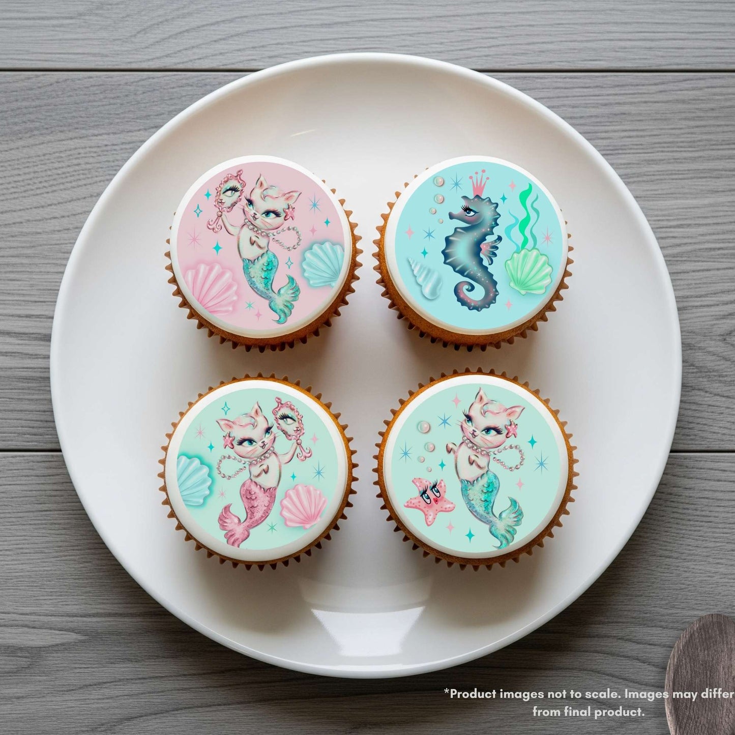 Miss Fluff Merkitten Edible Cake Topper