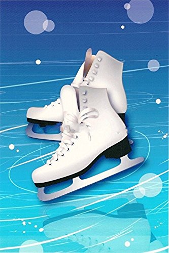 Ice Skates Edible Cake/Cupcake Topper for 1/4 Sheet cake