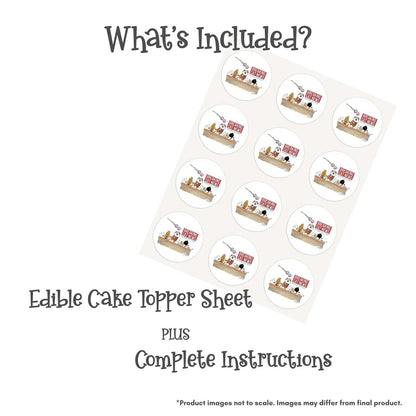 Breaking Cat News Celebration Edible Cake Topper