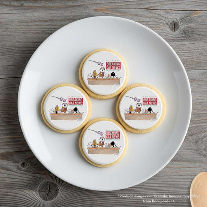 Breaking Cat News Birthday Edible Cake Topper
